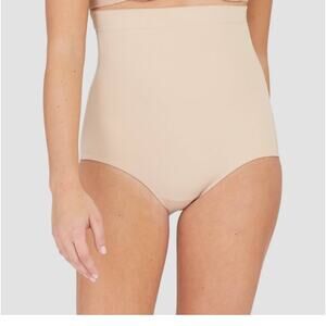 Assets by Spanx High-Waist Shaping Briefs in Nude